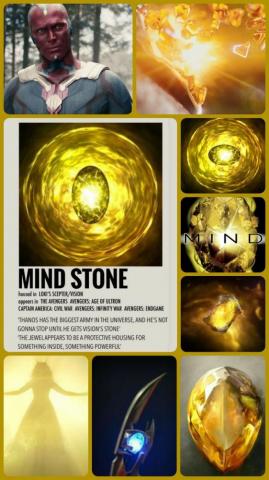Mind Stone Wallpaper Marvel Avengers Movies Infinity