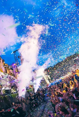 Edm Festival Wallpaper Tomorrow Land Night