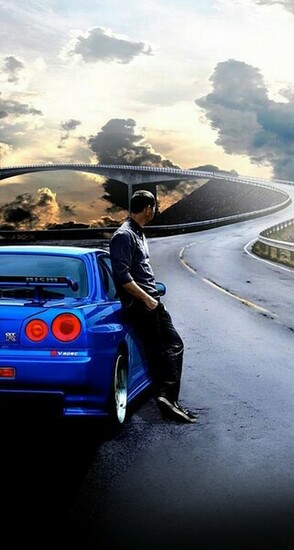 Paul Walker iPhone Parallax Wallpaper