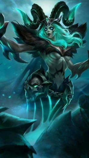 Vexana Necromancer Neon Pink Anime Dan Charakter