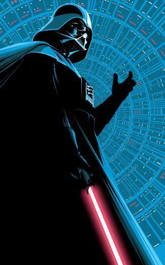Darth Vader Star Wars Minimalism Lightsaber HD
