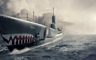 Photo Of Submarine Shark High Resolution Wallpaper