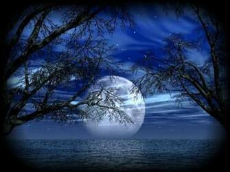 Abstract Night Moon HD Wallpaper