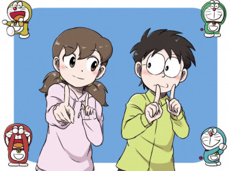 Nobita Shizuka HD Wallpaper