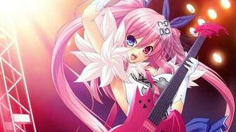 Pink Anime Girl High Definition Wallpaper HD