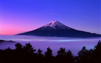 Mount Fuji Under Snow Wallpaper Travel HD