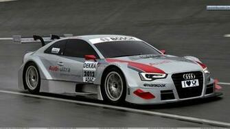 Audi A5 Dtm On Race Course Wallpaper