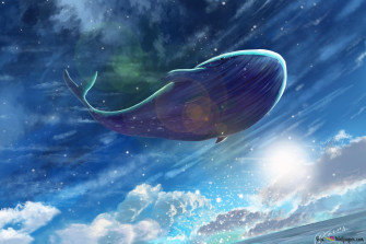 Flying Whale 2k Wallpaper