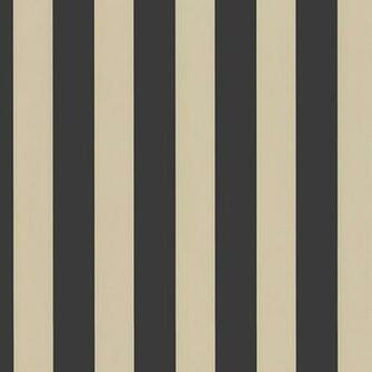 Black And Beige Stripe Wallpaper Sample Traditional