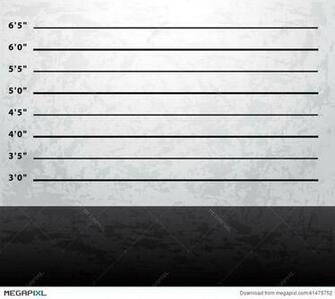 Mugshot Prison Background Shooting Wall Illustration