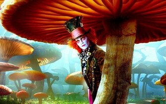 The Mad Hatter Alice In Wonderland Wallpaper