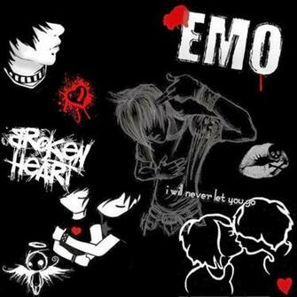 Broken Emo Heart Wallpaper