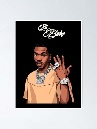 Lil Baby Cartoon Wallpaper