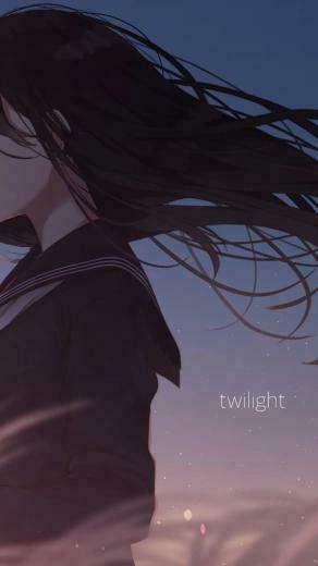 Sad Anime iPhone Wallpaper Image