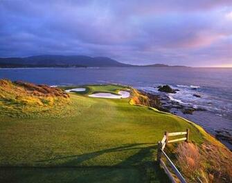 Pebble Beach Golf Links 7th Hole Sunset