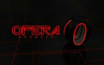 Opera Web Browser Tron Wallpaper