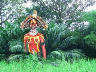 Warrior From Papua New Guinea Wallpaper Wallpaperesque