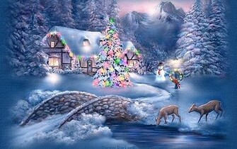 Wallpaper Christmas Desktop And