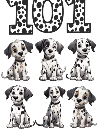 Cropped Dalmatians Wallpaper