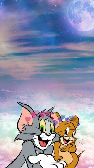 Dark Wallpaper iPhone Cartoon Cute