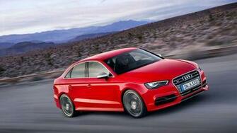 Wallpaper Audi S3 Red Side Full HD