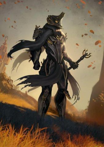 Excalibur Umbra Warframe Art Wallpaper Character