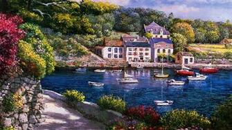 French Port Wallpaper HD