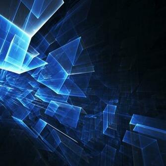 Cool Blue Pattern Wallpaper Sc iPad