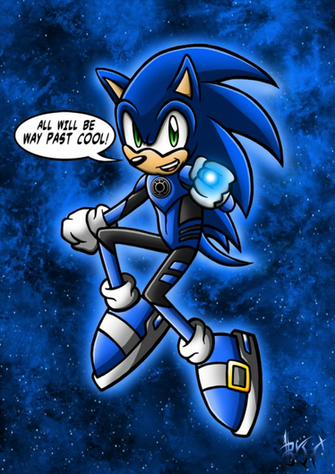 Blue Lantern Sonic By Berty J A