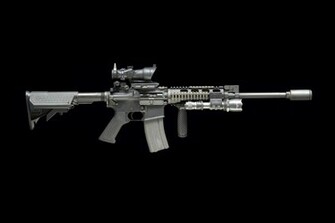 HD M16 Rifle Wallpaper