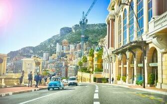 Wallpaper Monte Carlo Monaco Roads Street Cities Houses