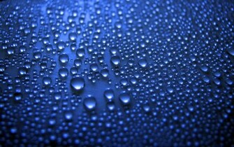 Blue Water Drops Wallpaper Jpg
