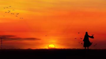 HD Wallpaper Of Anime Uchiha Itachi Sunset