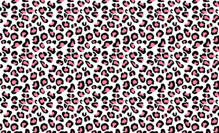 Pink Leopard Print Wallpaper And