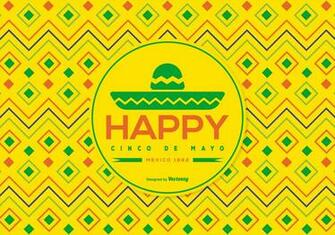 Cinco De Mayo Background Vector Art