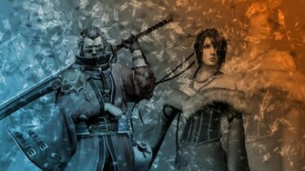 Auron Lulu Wallpaper Final Fantasy X
