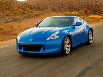Nissan 370z Yellow Color Coupe Car Image Rear Over