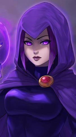 Raven Dc Anime Girl HD Wallpaper Wallpapertip