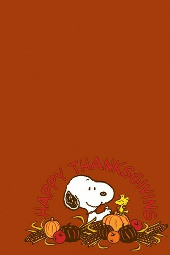 Snoopy Happy Thanksgiving iPhone Wallpaper And 4s