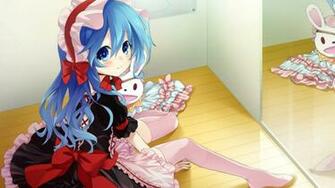 Hair Thighhighs Tsunako Yoshino Date A Live Wallpaper Background