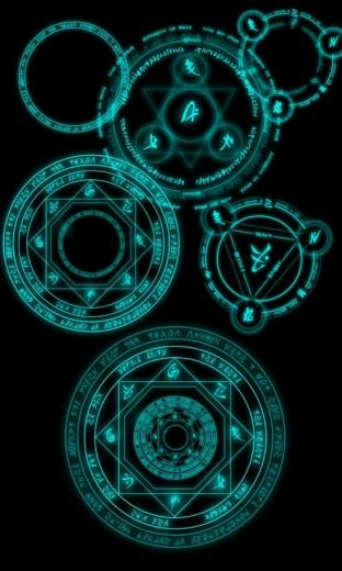 Henrique Brito On With Image Magic Circle Symbols