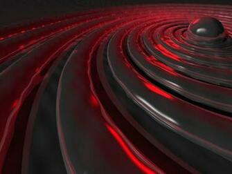 3d Red Ripple Wallpaper HD