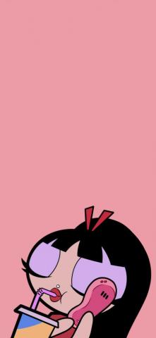 Baddie Powerpuff Girl Wallpaper Pink Aesthetic