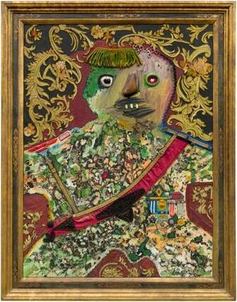 Mca Collection Enrico Baj Le General Mechant Et Decore Angry