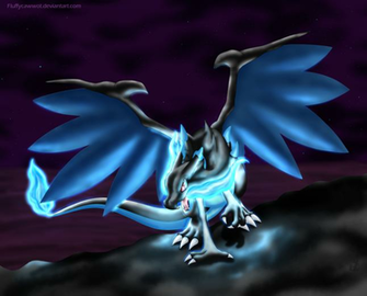 Charizard Mega Evolution X By Fluffycawwot