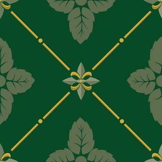 1800s Wallpaper Patterns S Green And Gold With