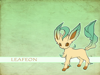 Cute Leafeon Wallpaper By Kittygurl521