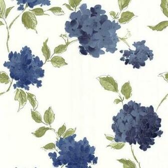 Amelia Blue Cream Wallpaper Buy Online