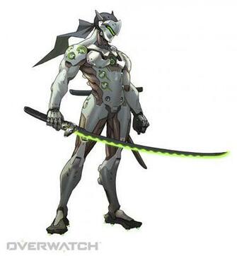Genji Original Green Overwatch By Plank