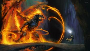 Demon Wizard Wallpaper Fantasy